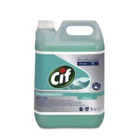   Általános tisztító- és fertőtlenítőszer, 5 l, CIF Professional Oxy-Gel, óceán (KHT1105)