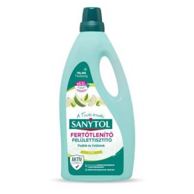   Felület tisztító-és fertőtlenítőszer, 1 l, SANYTOL, alma (KHT1130)