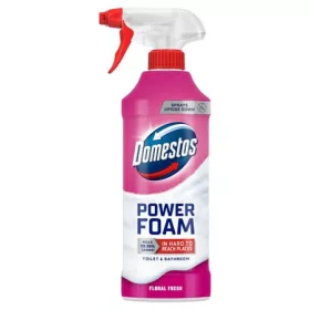   WC- és fürdőszoba tisztító hab, 435 ml, DOMESTOS Power Foam, Floral Fresh (KHT1133)