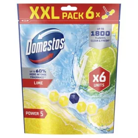   WC frissítő blokk, 6 db-os, DOMESTOS Power 5, lime (KHT1181)