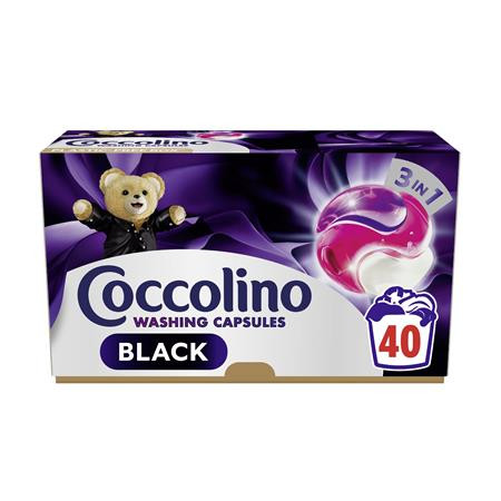 Mosókapszula, 40 db, COCCOLINO 3in1 Black (KHT1216)