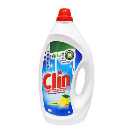 Ablaktisztító, 4 l, utántöltő, CLIN, citrom (KHT1219)