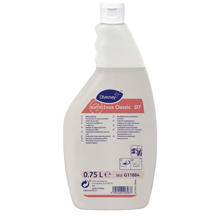 Rozsdamentes acél ápolószer, 750 ml, SUMA  Inox Classic (KHT1223)
