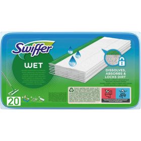   Nedves padlótörlő kendő, utántöltő, 20 db, SWIFFER Sweeper, citrus illat (KHT1242)