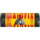 Szemeteszsák, 25 l, 30 db, 44x50 cm, 8 &mikro;, ALUFIX Economy, fekete (KHT1268)