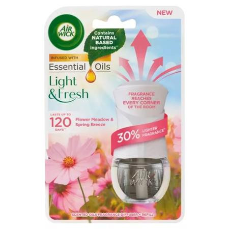 Illatosító készülék, elektromos, 19 ml, AIR WICK Life scents, tavaszi virágos mező (KHT1277)