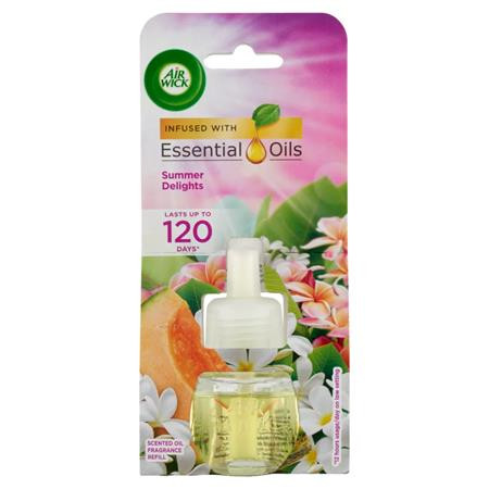 Illatosító készülék utántöltő, elektromos, 19 ml, AIR WICK Life scents, nyári hangulat (KHT1279)