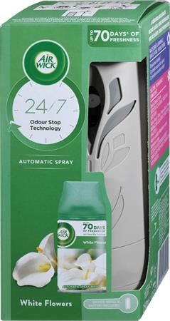 Illatosító készülék, automata, 250 ml, AIR WICK Freshmatic, frézia és jázmin (KHT1282)