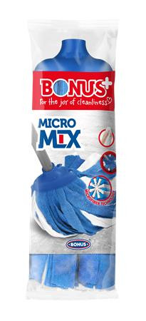 Gyorsfelmosó fej, mikroszál és viszkóz, BONUS MicroMIX (KHT1304)