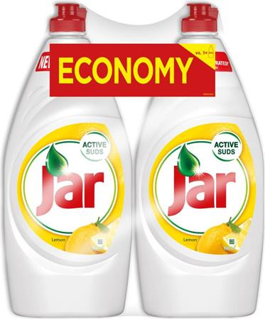 Mosogatószer, duopack, 2x900 ml, JAR, citrom (KHT1365)
