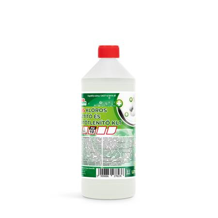 Általános tisztító- és fertőtlenítőszer, klórtartalmú, 1 l, CIVIS CLEAN (KHT1372)