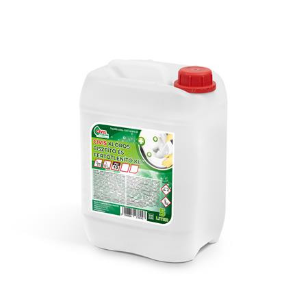 Általános tisztító- és fertőtlenítőszer, klórtartalmú, 5 l, CIVIS CLEAN (KHT1373)