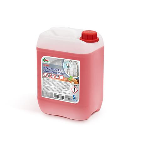 Vízkőoldó és szaniter tisztítószer, 5 l,  CIVIS CLEAN, édesmandula (KHT1375)
