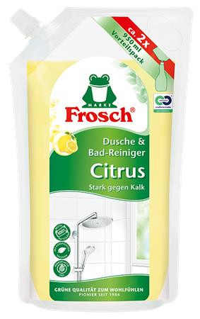 Fürdőszoba tisztítószer, 950 ml, utántöltő, FROSCH (KHT1388)