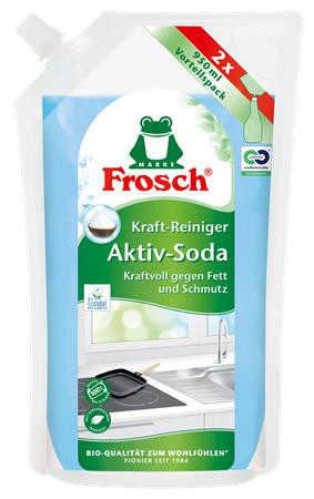 Konyhai tisztítószer, szóda kivonattal, 950 ml, utántöltő, FROSCH (KHT1389)