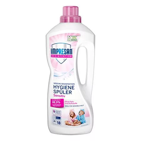 Fertőtlenítő mosószeradalék, 1,5 l, HEITMANN Impresan, sensitive (KHT1411)