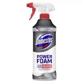   WC- és fürdőszoba tisztító hab, 435 ml, DOMESTOS Power Foam, vízkőoldó (KHT1420)