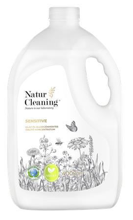 Öblítő koncentrátum,  illat- és allergénmentes, 4 l, NATURCLEANING Sensitive (KHT1440)