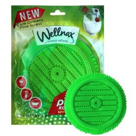 Piszoár illatosító rács, 50 g, Wellnax, fenyő (KHT1484)