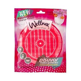   Piszoár illatosító rács, 50 g, Wellnax, narancsvirág (KHT1485)