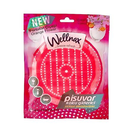 Piszoár illatosító rács, 50 g, Wellnax, narancsvirág (KHT1485)