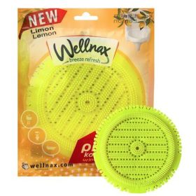 Piszoár illatosító rács, 50 g, Wellnax, citrom (KHT1486)