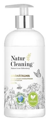 Mosogatószer koncentrátum, pumpás, 500 ml, NATURCLEANING, gránátalma (KHT1487)