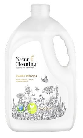 Öblítő koncentrátum, hipoallergén, 4 l, NATURCLEANING Sweet Dreams (KHT1490)
