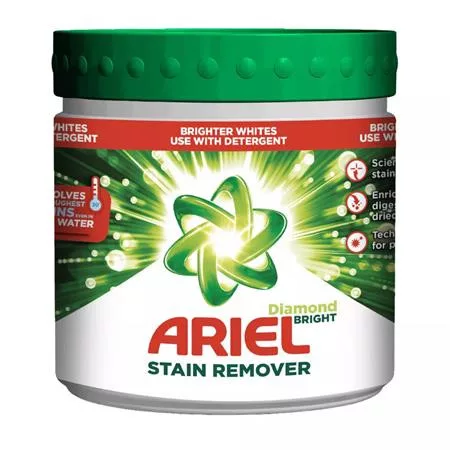 Folteltávolító por, 500 g, ARIEL Diamond Bright, fehér ruhákhoz (KHT1594)