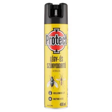 Légy- és szúnyogirtó aeroszol, 400 ml, PROTECT (KHT1618)