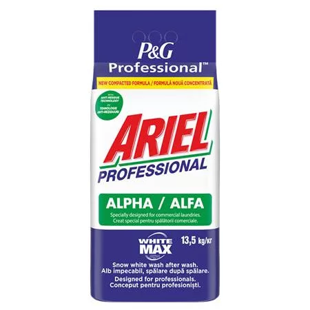 Mosópor, 13,5 kg, ARIEL Professional Alfa White Max (KHT1634)