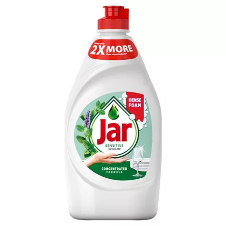 Mosogatószer, 450 ml, JAR, Sensitiv Tea Tree&Mint (KHT1693)