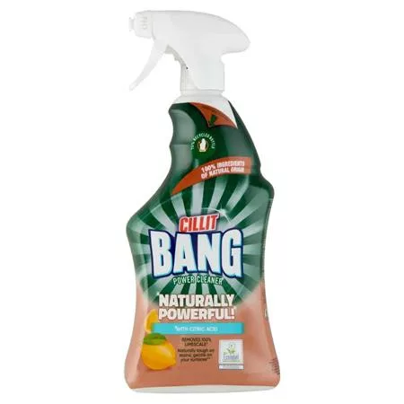 Vízkőoldó spray, fürdőszobai, 750 ml, CILLIT BANG, természetesen hatékony (KHT1760)