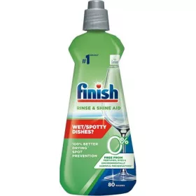   Gépi öblítőszer, 400 ml, FINISH, Rinse&Shine Aid, zero (KHT1761)