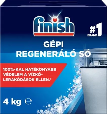 Mosogatógép vízlágyító só, 4 kg, FINISH (KHT1765)