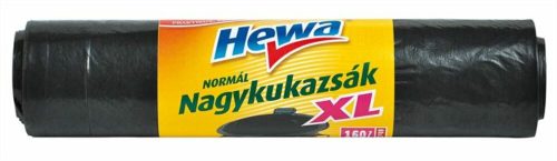 Nagykukazsák, 160 l, 5 db, 80x120 cm, 40 &mikro;, HEWA, XL, fekete (KHT291)