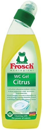 WC tisztítógél, 750 ml, FROSCH, citrus (KHT440)