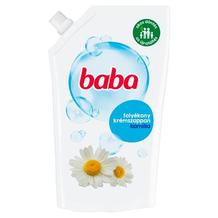 Folyékony szappan utántöltő, 0,5 l, BABA, kamilla (KHT453)