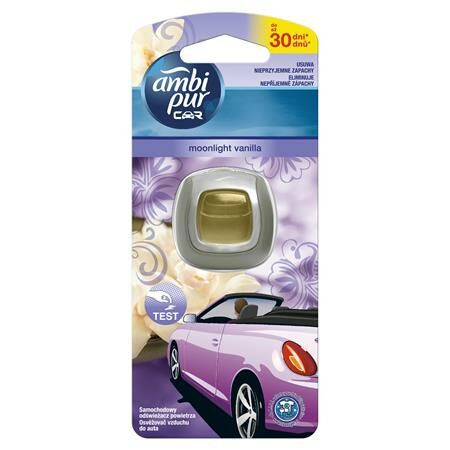 Autóillatosító, 2 ml, AMBI PUR Car, Moonlight vanilla (KHT517)