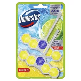   WC frissítő blokk, 2 db-os, DOMESTOS Power 5, lime (KHT538)