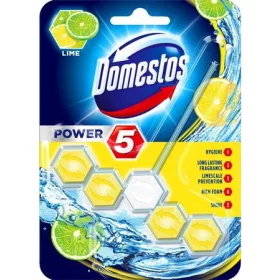  WC frissítő blokk, 1 db-os, DOMESTOS Power 5, lime (KHT541)