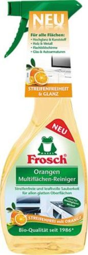 Általános felülettisztító spray, 500 ml, FROSCH, narancs (KHT556)