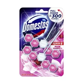   WC frissítő blokk, 2 db-os,DOMESTOS Power 5, pink magnólia (KHT631)