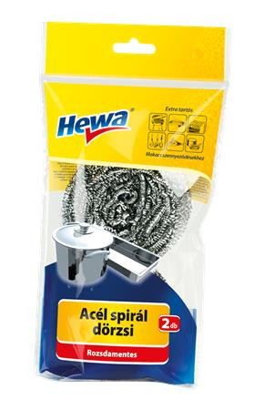 Spirál fémsúroló, 2 db, HEWA (KHT690)