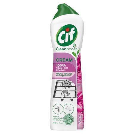 Súrolókrém, 500 ml, CIF Pink (KHT696)