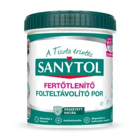   Folteltávolító- és fertőtlenítő por, 450 g, SANYTOL (KHT749)