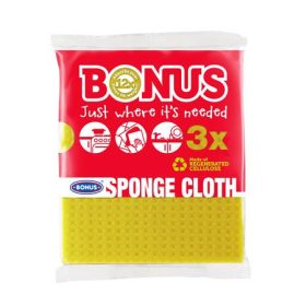 Szivacskendő, 3 db, BONUS (KHT777)