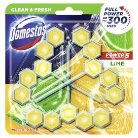   WC frissítő blokk, 3 db-os, DOMESTOS Power 5, lime (KHT841)