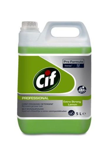 Mosogatószer, 5 l, CIF Dishwash Extra Strong, citrom (KHT850)