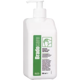   Kézápoló krém, munkavédelmi, glicerines, pumpás, 500 ml, BRADOCARE, aloe vera (KHT857)